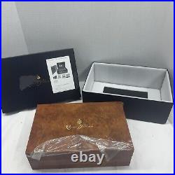 Cuervo y Sobrinos Watch Box & Humidor Case with Leather Watch Pouch Brand New