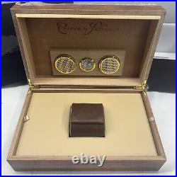 Cuervo y Sobrinos Watch Box & Humidor Case with Leather Watch Pouch Brand New