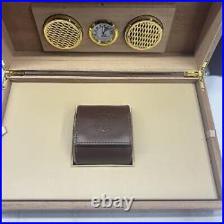 Cuervo y Sobrinos Watch Box & Humidor Case with Leather Watch Pouch Brand New