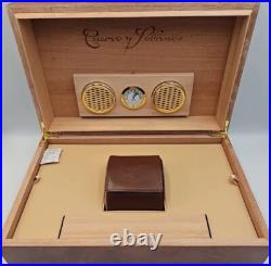 Cuervo y Sobrinos Watch Box and Humidor Case with Leather Watch Pouch