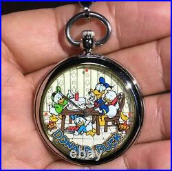 Disney Pocket Watch Donald Duck Case size 40 mm
