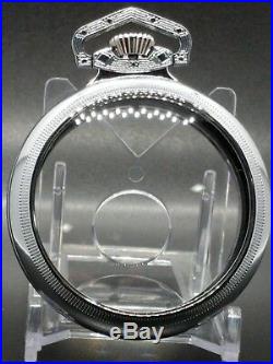 Display Salesman 18s SP Pocket Watch CASE for Railroad, Lever Set, or Stem Set