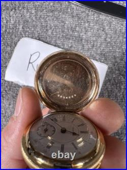 Dueber Special Pocket Watch Case 14k GF Sears Roebuck Edgemere Movement Runs