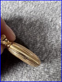 Dueber Special Pocket Watch Case 14k GF Sears Roebuck Edgemere Movement Runs