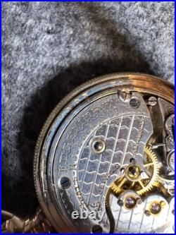 Dueber Special Pocket Watch Case 14k GF Sears Roebuck Edgemere Movement Runs