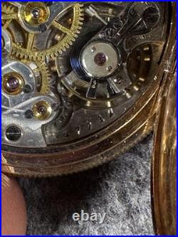 Dueber Special Pocket Watch Case 14k GF Sears Roebuck Edgemere Movement Runs