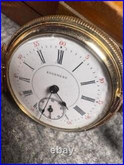 Dueber Special Pocket Watch Case 14k GF Sears Roebuck Edgemere Movement Runs