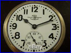 EARLY 1944 999B BALL HAMILTON Pocket Watch 16s 21j S/N 1B750 Ball Case Running