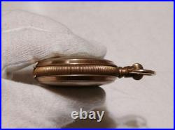 ELGIN 18s Gold-Plated Hunter Case Hand-Wound Pocket Watch