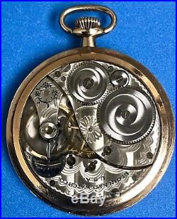 ELGIN 1914, 12s, 15j, Open Face Pocket Watch, GF Case RUNNING! NR! BEAUTIFUL