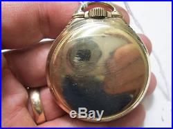 ELGIN 21J 571 MOVEMENT B. W. RAYMOND GOLD FILLED CASE RUNNING Pocket Watch #L101