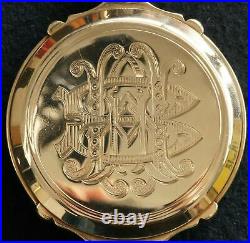 ELGIN Box Hinge Hunter Case 18k Solid Gold Pocket Watch Black Dial 16s Grade 86
