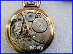 ELGIN Father Time 21J Railroad Grade Pocket watch 10K gf Case Double Roller