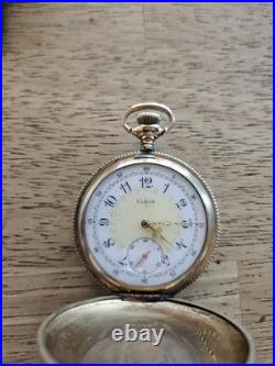 ELGIN Hunters CASE POCKET WATCH With20 YR GF Size 16 1909 Beautiful Dial