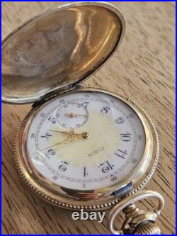 ELGIN Hunters CASE POCKET WATCH With20 YR GF Size 16 1909 Beautiful Dial