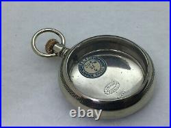 ELGIN I. W. C. Co. Empty Pocket Watch Case for 18 Size Movement