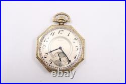 ELGIN POCKET WATCH 30504320 SUPREME I. W. C. CO. Gold Filled Case Winds / Ticks