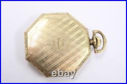 ELGIN POCKET WATCH 30504320 SUPREME I. W. C. CO. Gold Filled Case Winds / Ticks