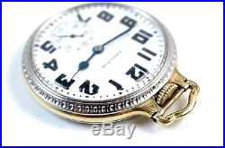 EXCELLENT Hamilton 992 E Elinvar Pocket Watch With Bar Over Crown Case RUNS