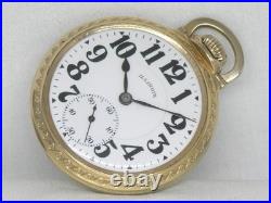EX. FINE ILLINOIS 23 JEWEL BUNN SPECIAL POCKET WATCH With MODEL 29 CASE, SERVICED