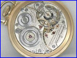 EX. FINE ILLINOIS 23 JEWEL BUNN SPECIAL POCKET WATCH With MODEL 29 CASE, SERVICED