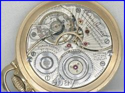 EX. FINE ILLINOIS 23 JEWEL BUNN SPECIAL POCKET WATCH With MODEL 29 CASE, SERVICED