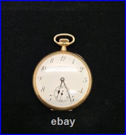 E HOWARD POCKET WATCH. Antique 1912 with 14k Gold Hunter Case 17 Jewels S7 Works