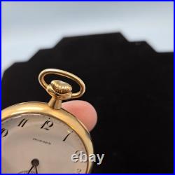 E HOWARD POCKET WATCH. Antique 1912 with 14k Gold Hunter Case 17 Jewels S7 Works
