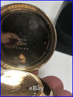 E. HOWARD SERIES X POCKET WATCH withGOLD FILLED CASE-TOTAL PRODUCTION ONLY 1,500