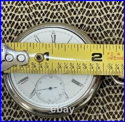 E. Howard Boston Series 5 Gr 3 Pocket Watch L Size 15j Silverode Display Case