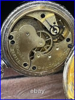 Early 1900's Seth Thomas Model 14 111282 Hand Tooled GF Male Stem Pocket Watch