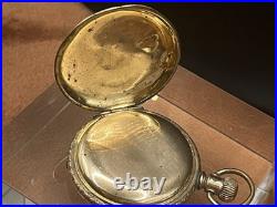 Early 1900's Seth Thomas Model 14 111282 Hand Tooled GF Male Stem Pocket Watch