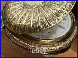 Early 1900's Seth Thomas Model 14 111282 Hand Tooled GF Male Stem Pocket Watch