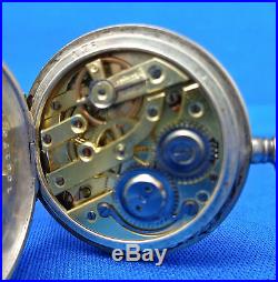 Early 20th Century Pocket Watch With RARE Niello Case