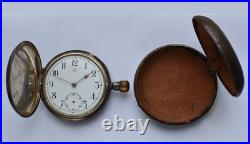 Early Swiss OMEGA 47mm POCKET WATCH 935 Silver Case? On balance cock FOR
