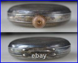 Early Swiss OMEGA 47mm POCKET WATCH 935 Silver Case? On balance cock FOR