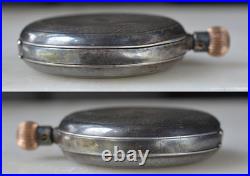 Early Swiss OMEGA 47mm POCKET WATCH 935 Silver Case? On balance cock FOR