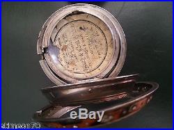Edward Prior. A silver key wind triple case pocket watch. Great condition