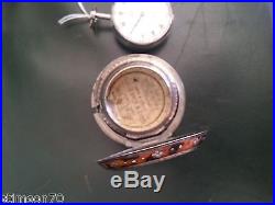 Edward Prior. A silver key wind triple case pocket watch. Great condition