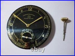 Election Cal. 860 Pocket Watch Movement 15 Jewels Military Style Swiss Made Rare