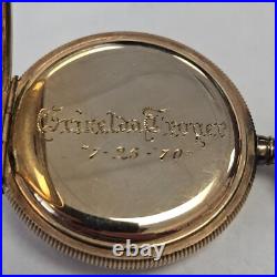 Elgin 0s 7j 1910 Grade 298 Model 2 Philadelphia 20 year GF Case 065WEB