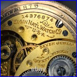 Elgin 0s 7j 1910 Grade 298 Model 2 Philadelphia 20 year GF Case 065WEB