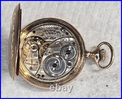 Elgin 0s 7j 20y GF Hunter Case Pocket Watch Nice