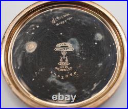 Elgin 10k GF 15 Jewel Railroad Pocket Watch 49.5mm Keystone Case-Running A878