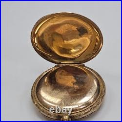 Elgin 117 Hunter 6s 7j 1895 PW Keystone Gold Fill Case Loose Hand Runs 115WEB