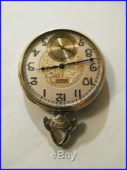 Elgin 12 size 17 Jewel (1923) fancy dial ART DECO very fancy gold filled case