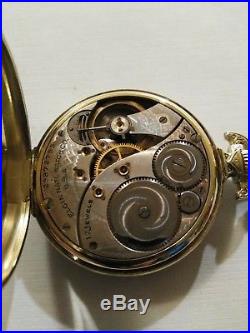 Elgin 12 size 17 Jewel (1923) fancy dial ART DECO very fancy gold filled case