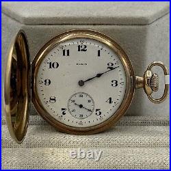 Elgin 15J Ca 1916 Hunting Case Pocket Watch