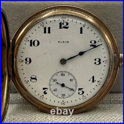 Elgin 15J Ca 1916 Hunting Case Pocket Watch