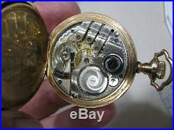 Elgin 16s Hunting Case 17 Jewel Pocket Watch